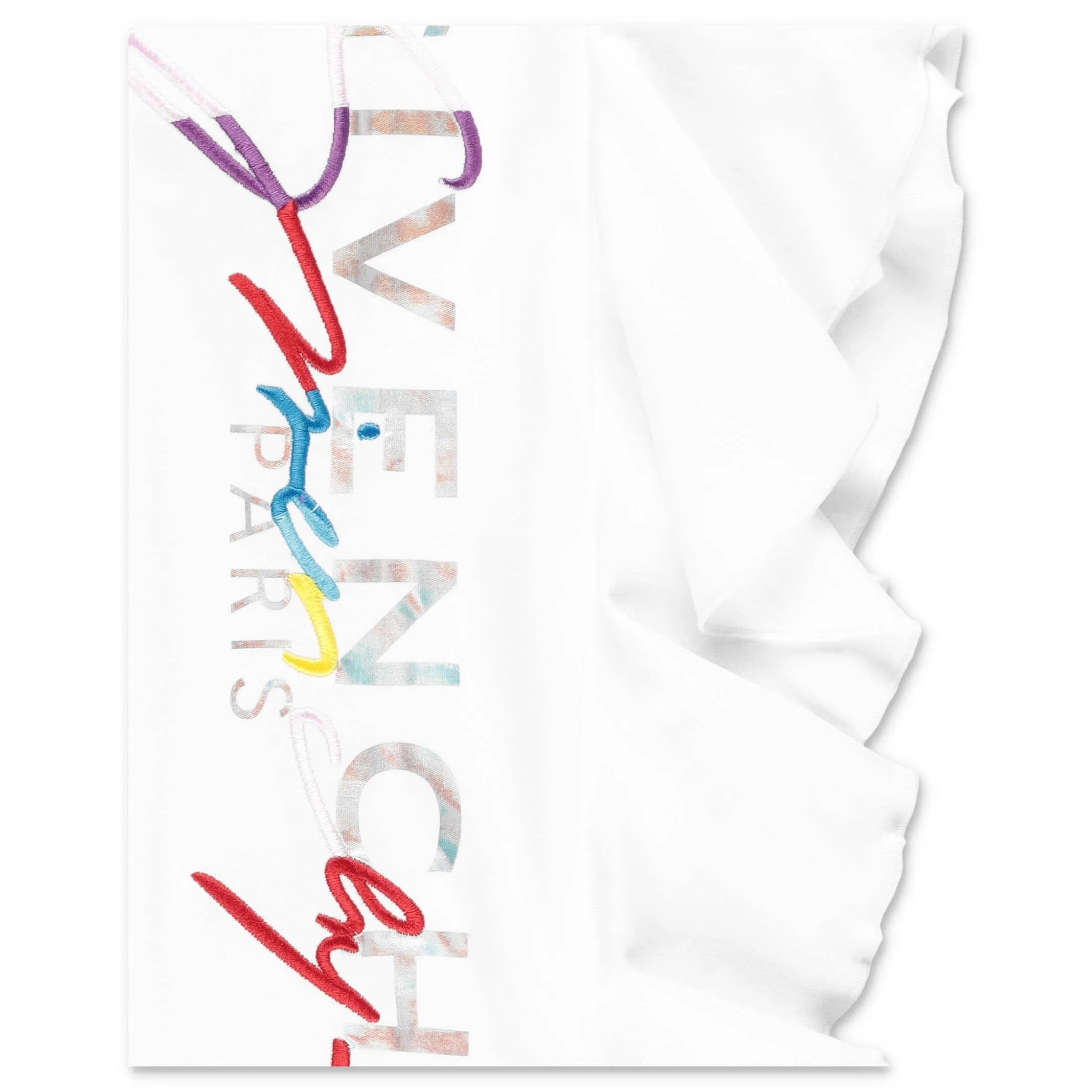 Givenchy Kids Logo Embroidered Ruffled Dress