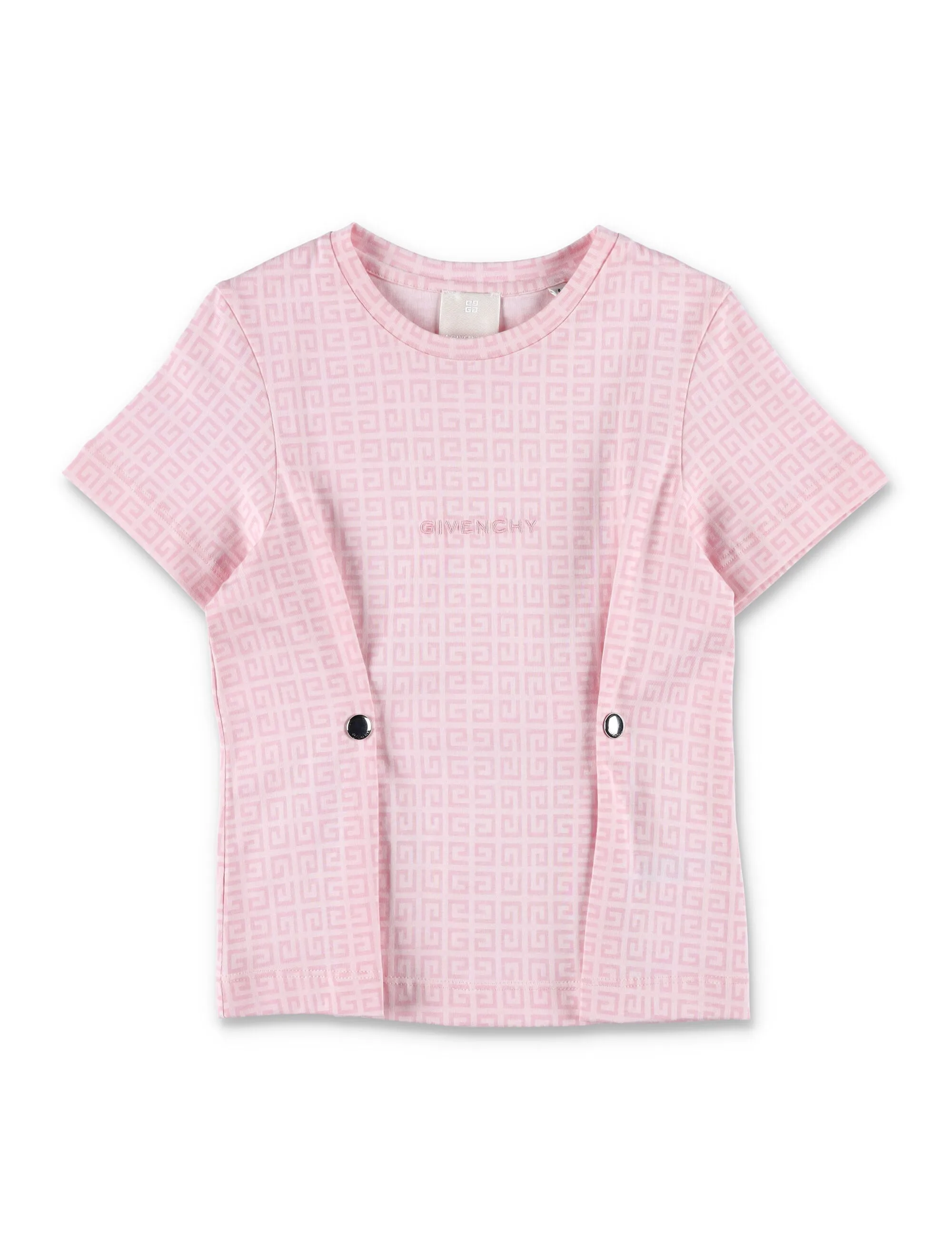 Givenchy Kids Logo Monogram Crewneck T-Shirt