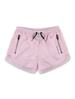 Givenchy Kids Logo Monogram Drawstring Shorts