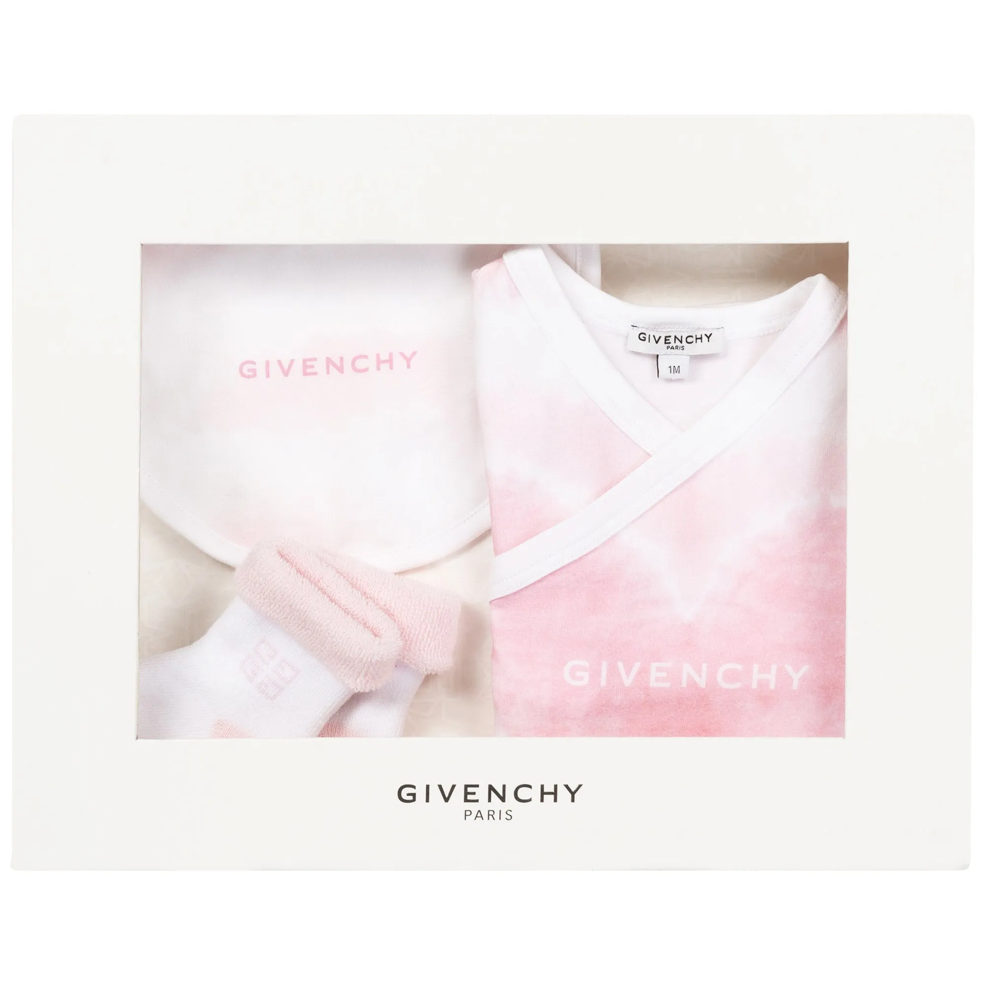 Givenchy Kids Logo Print Babygrow set
