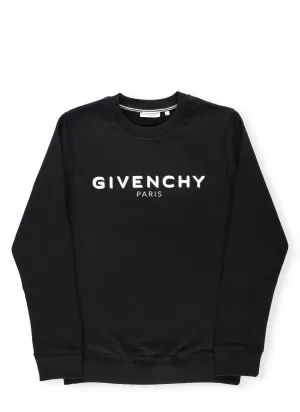 Givenchy Kids Logo Print Crewneck Sweatshirt