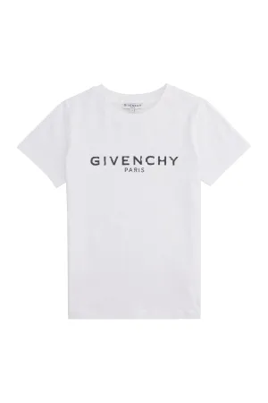 Givenchy Kids Logo Print Crewneck T-Shirt