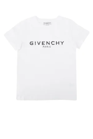 Givenchy Kids Logo Print Crewneck T-Shirt