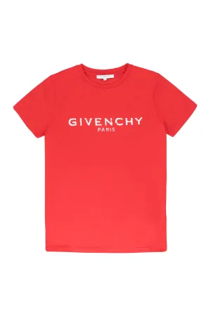 Givenchy Kids Logo Print Crewneck T-Shirt