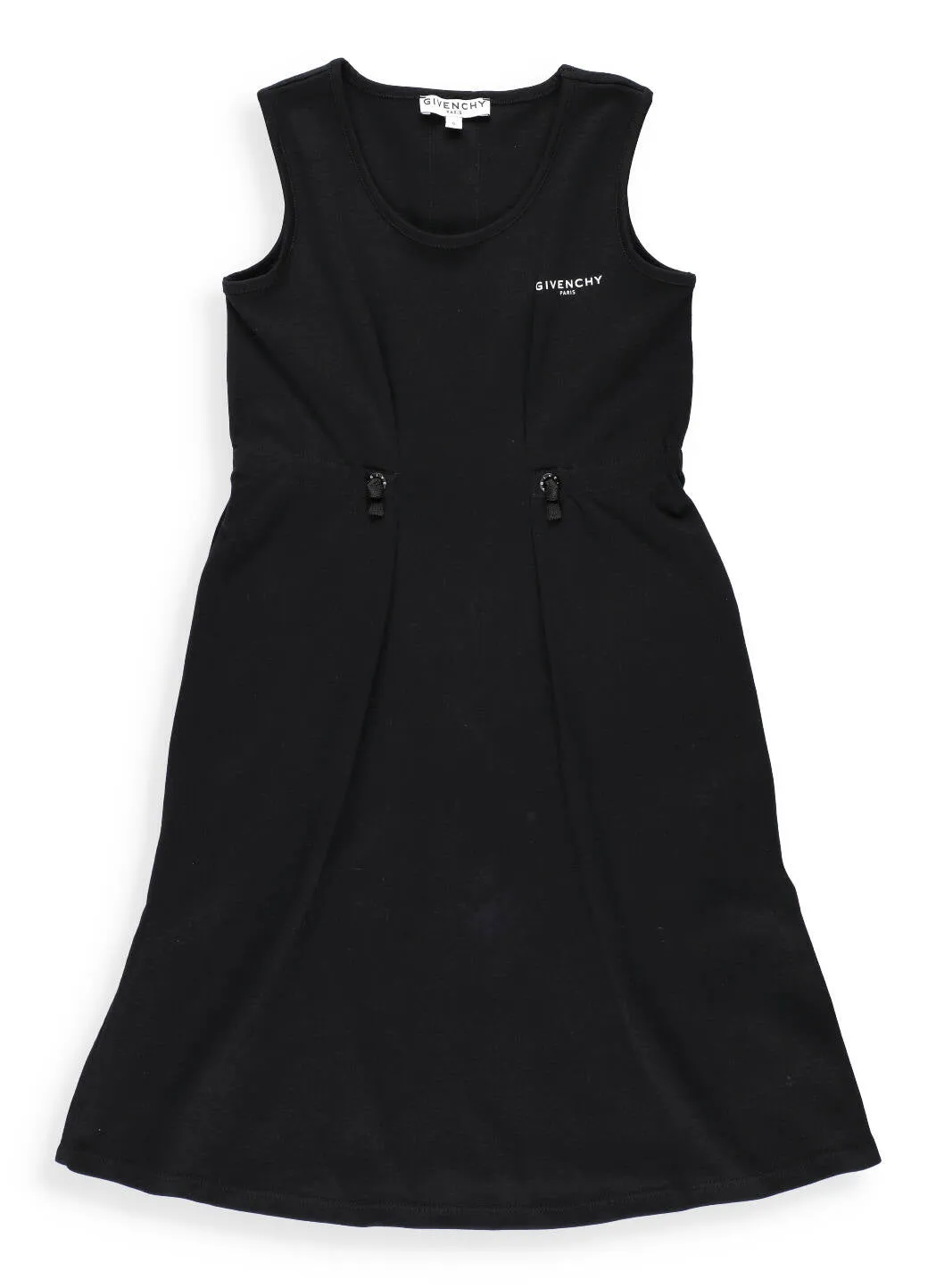 Givenchy Kids Logo Print Round Neck Dress