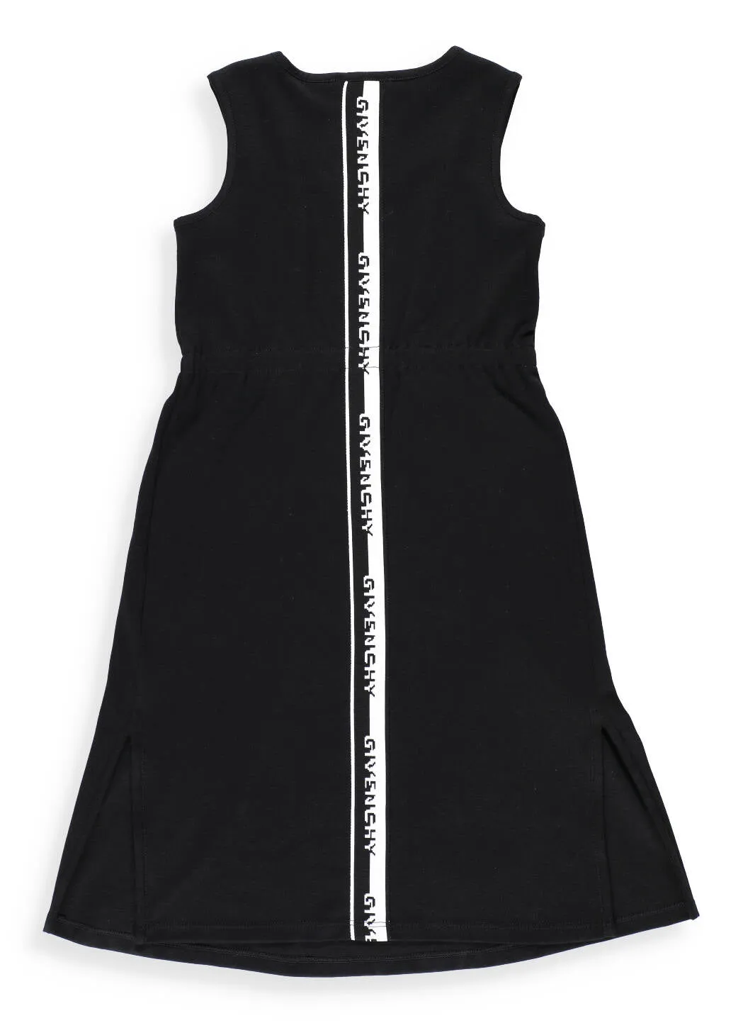 Givenchy Kids Logo Print Round Neck Dress