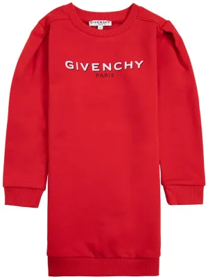 Givenchy Kids Logo Print Sweatshirt Dress