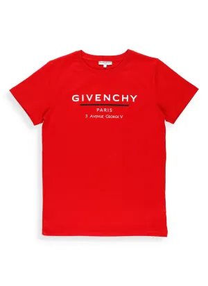 Givenchy Kids Logo Print T-Shirt