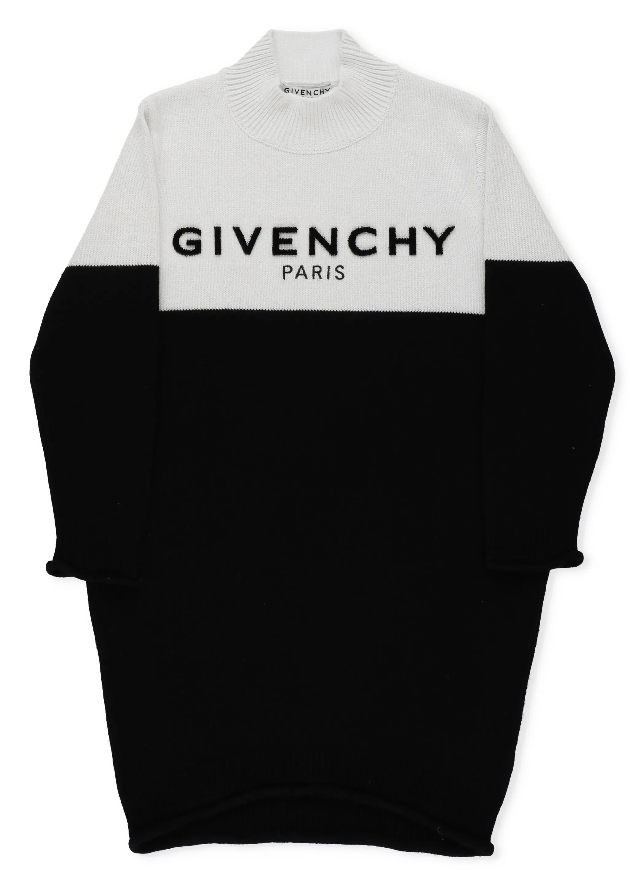 Givenchy Kids Logo Print Two-Tone Sweatshirt Dress