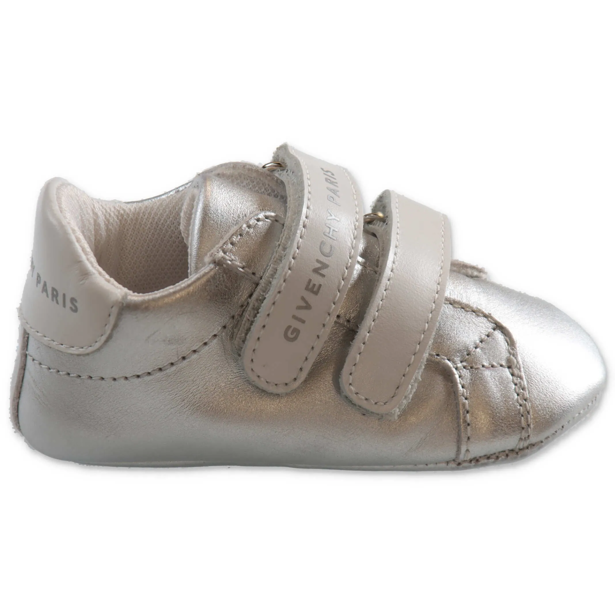 Givenchy Kids Logo Print Velcro Strap Sneakers