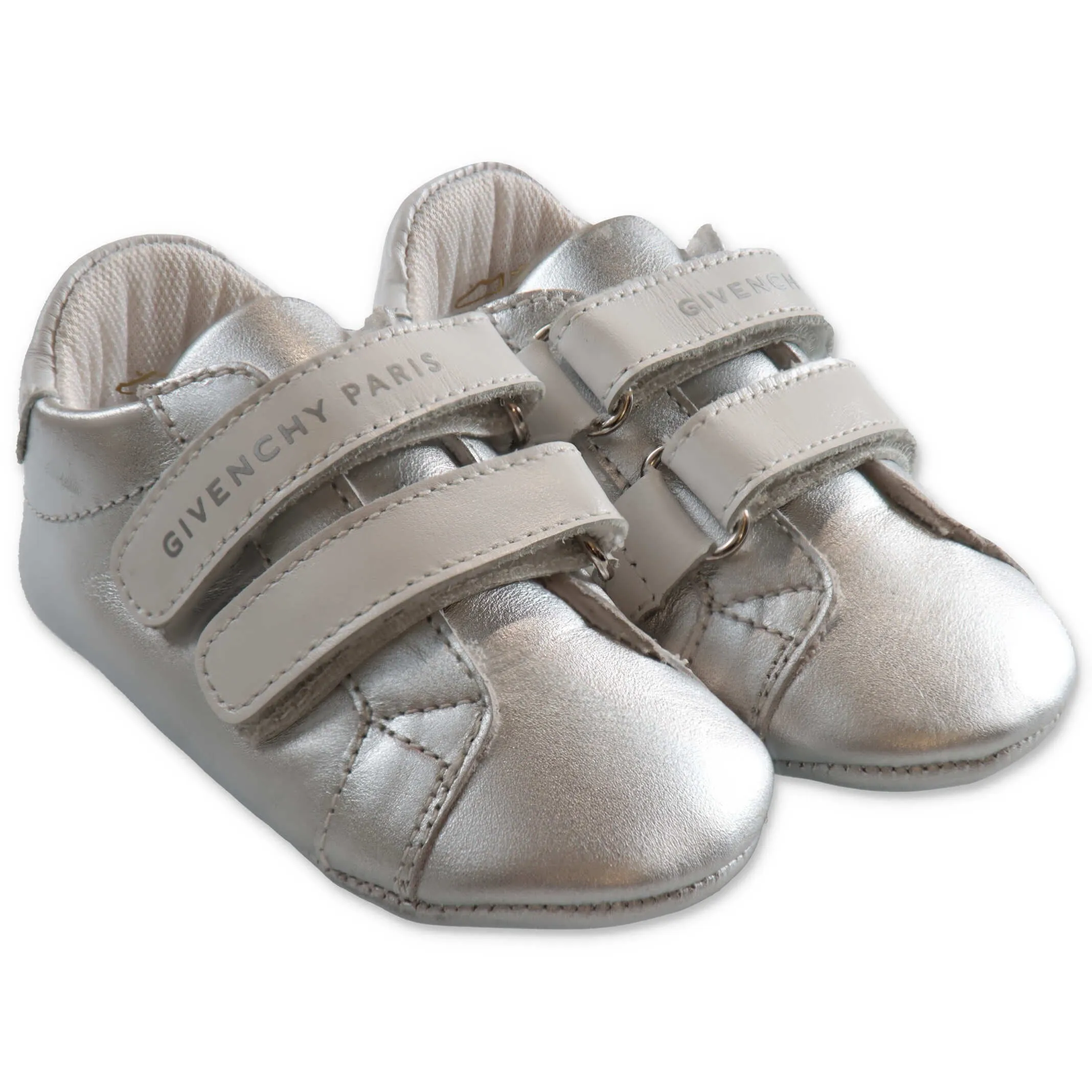 Givenchy Kids Logo Print Velcro Strap Sneakers