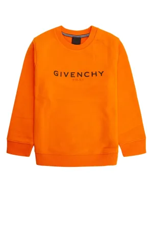 Givenchy Kids Logo Printed Crewneck Sweatshirt