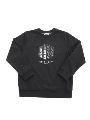 Givenchy Kids Logo Printed Crewneck Sweatshirt