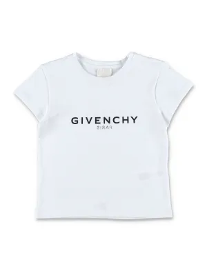 Givenchy Kids Logo Printed Crewneck T-Shirt