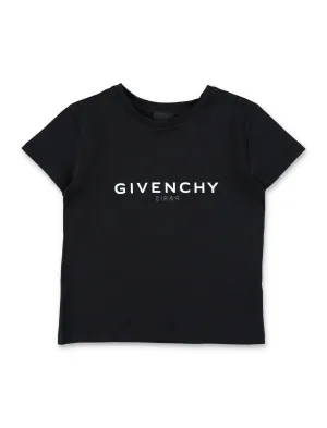 Givenchy Kids Logo Printed Crewneck T-Shirt