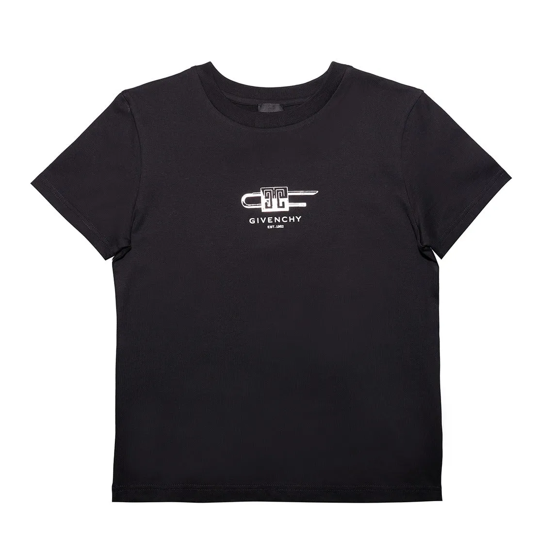 Givenchy Kids Logo Printed Crewneck T-Shirt