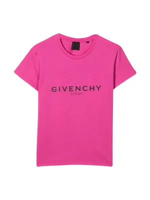Givenchy Kids Logo Printed Crewneck T-Shirt