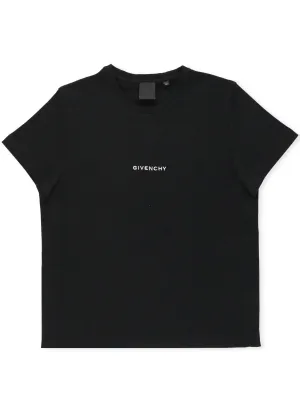 Givenchy Kids Logo Printed Crewneck T-Shirt