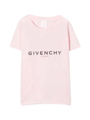 Givenchy Kids Logo Printed Crewneck T-Shirt