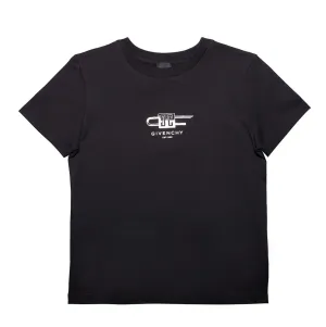 Givenchy Kids Logo Printed Crewneck T-Shirt