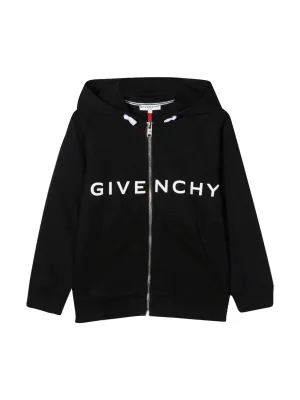 Givenchy Kids Logo Printed Drawstring Hoodie