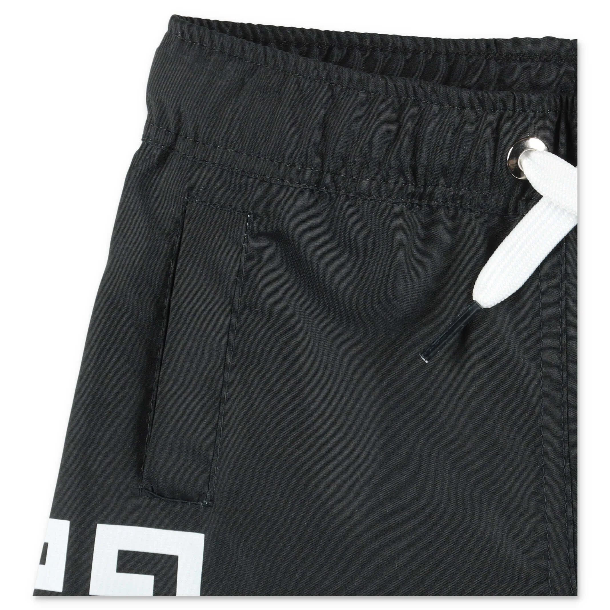 Givenchy Kids Logo Printed Drawstring Swim Shorts