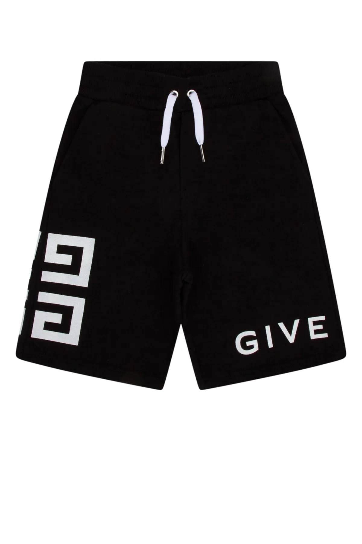 Givenchy Kids Logo Printed Drawstring Track Shorts