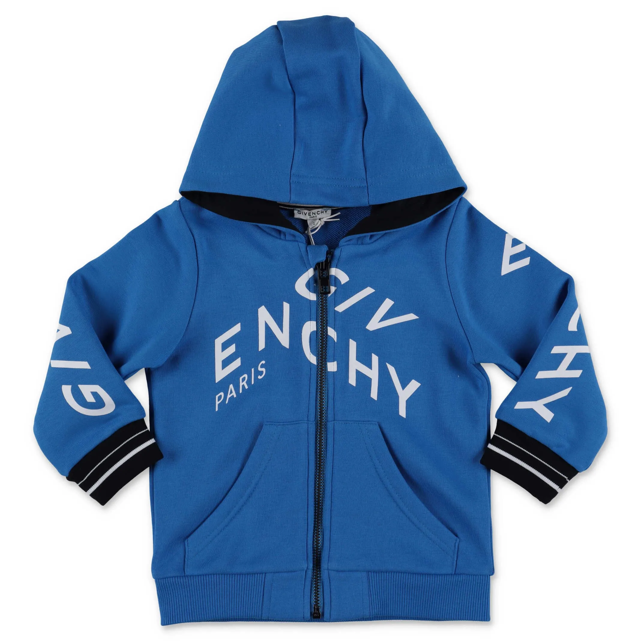 Givenchy Kids Logo Printed Hooded Jacket