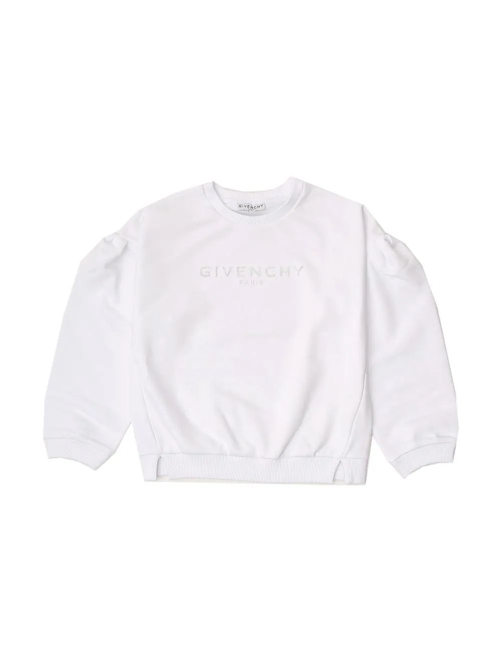 Givenchy Kids Logo Printed Puff-Sleeve Sweatshirt