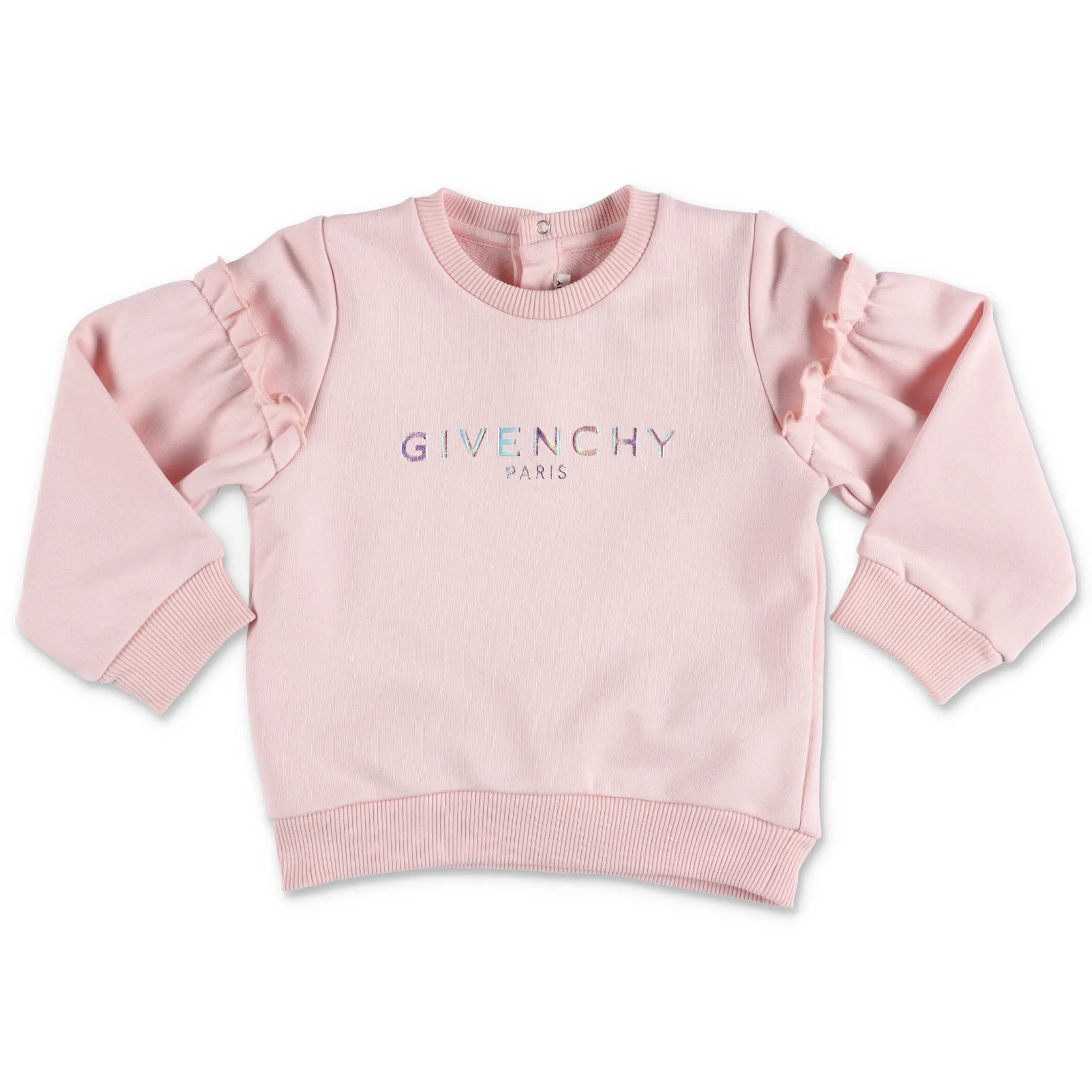 Givenchy Kids Logo Printed Ruffle Detail Sweatshirt