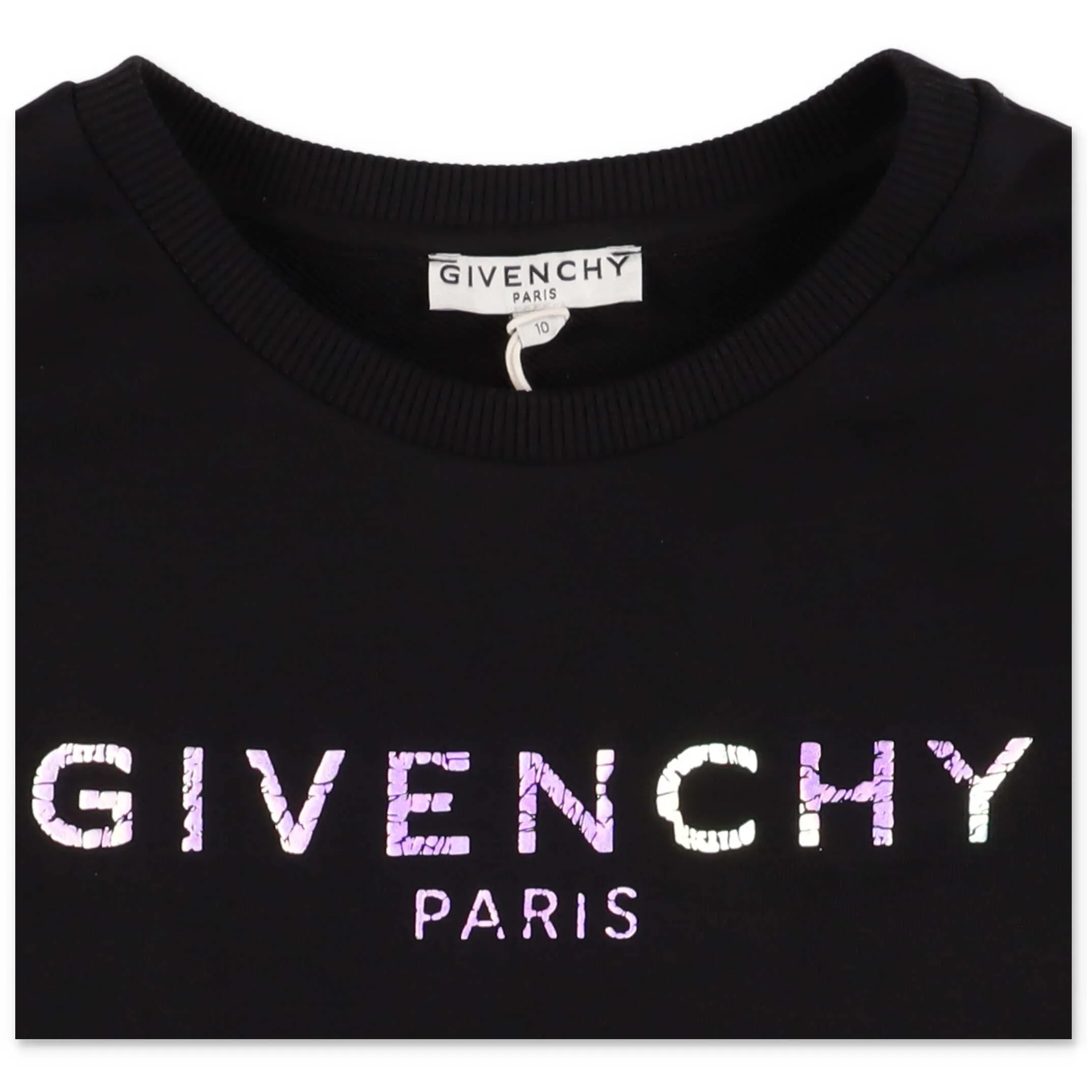 Givenchy Kids Metallic Logo Printed T-Shirt Dress