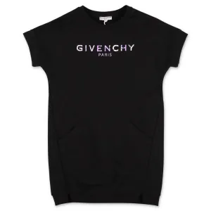 Givenchy Kids Metallic Logo Printed T-Shirt Dress