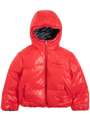 Givenchy Kids Reversible Hooded Jacket