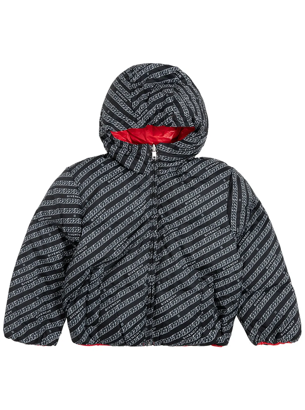 Givenchy Kids Reversible Hooded Jacket