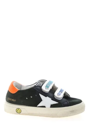Golden Goose Kids May Velcro Strap Sneakers