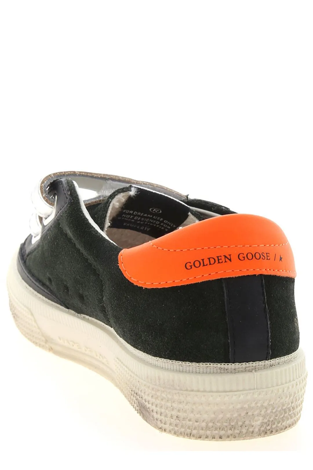 Golden Goose Kids May Velcro Strap Sneakers