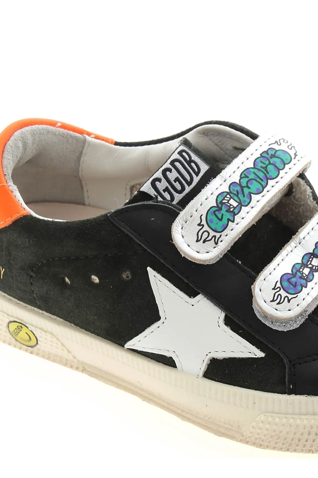 Golden Goose Kids May Velcro Strap Sneakers