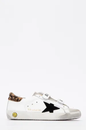 Golden Goose Kids Old School Velcro Strap Sneakers