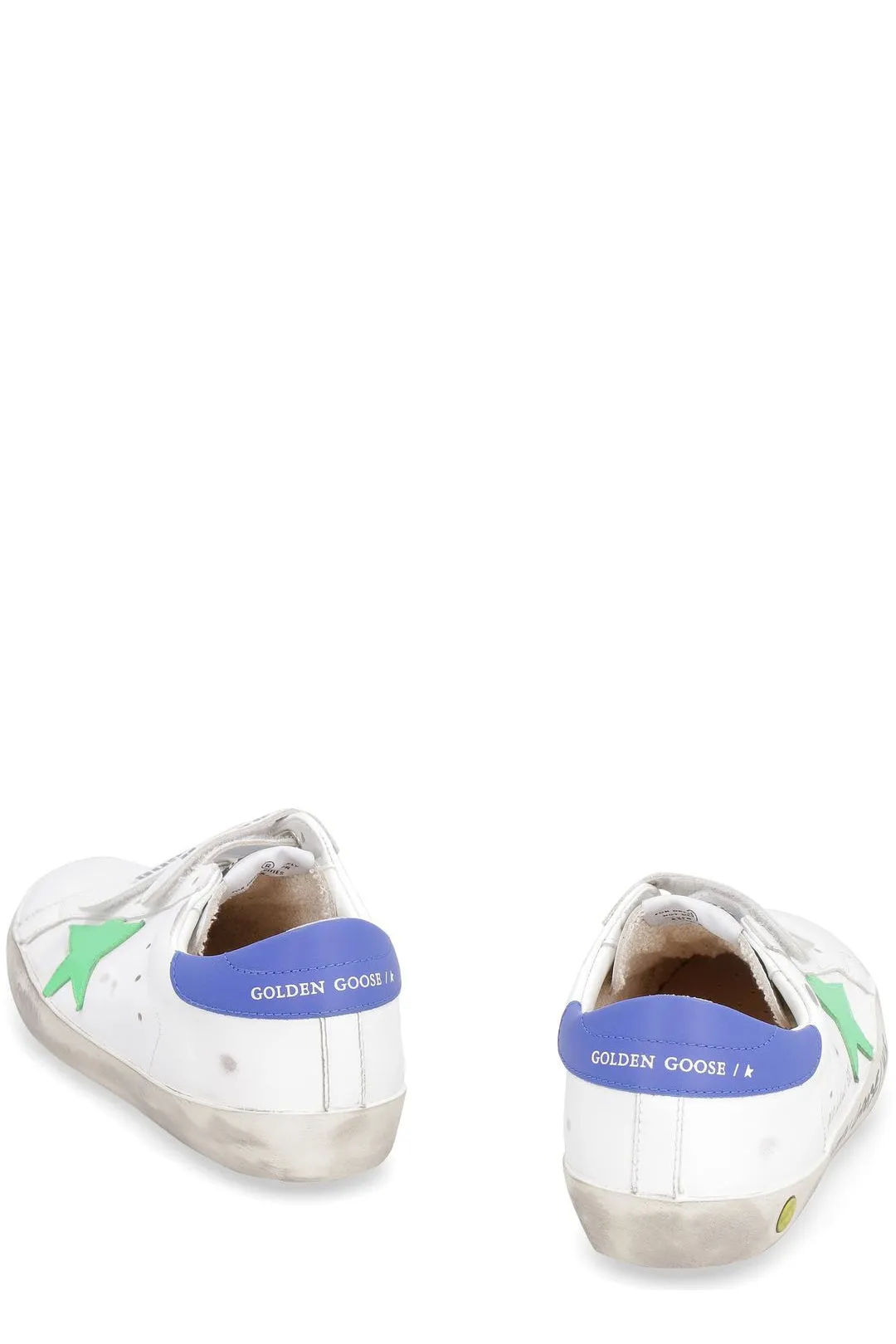 Golden Goose Kids Old School Velcro Strap Sneakers