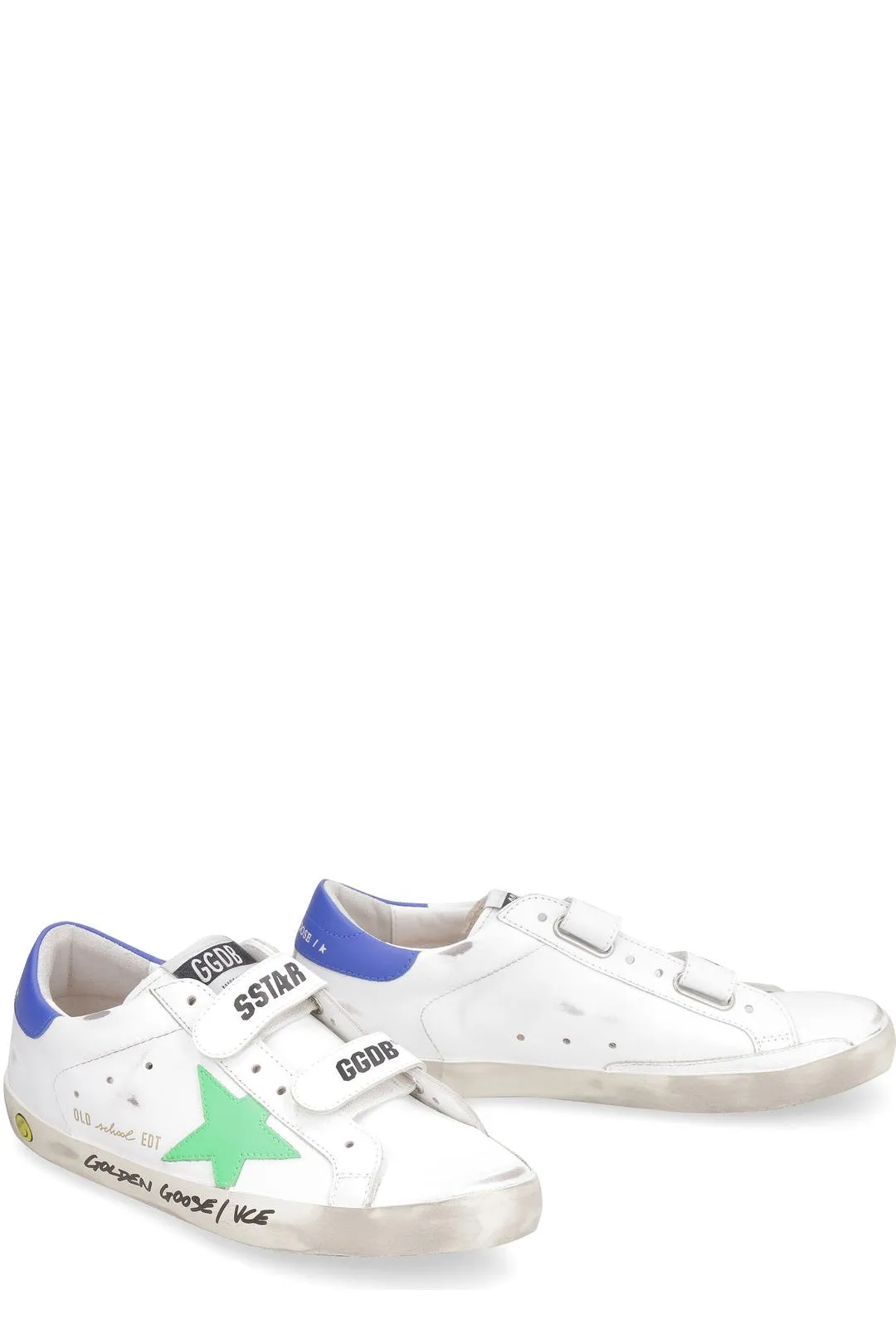 Golden Goose Kids Old School Velcro Strap Sneakers