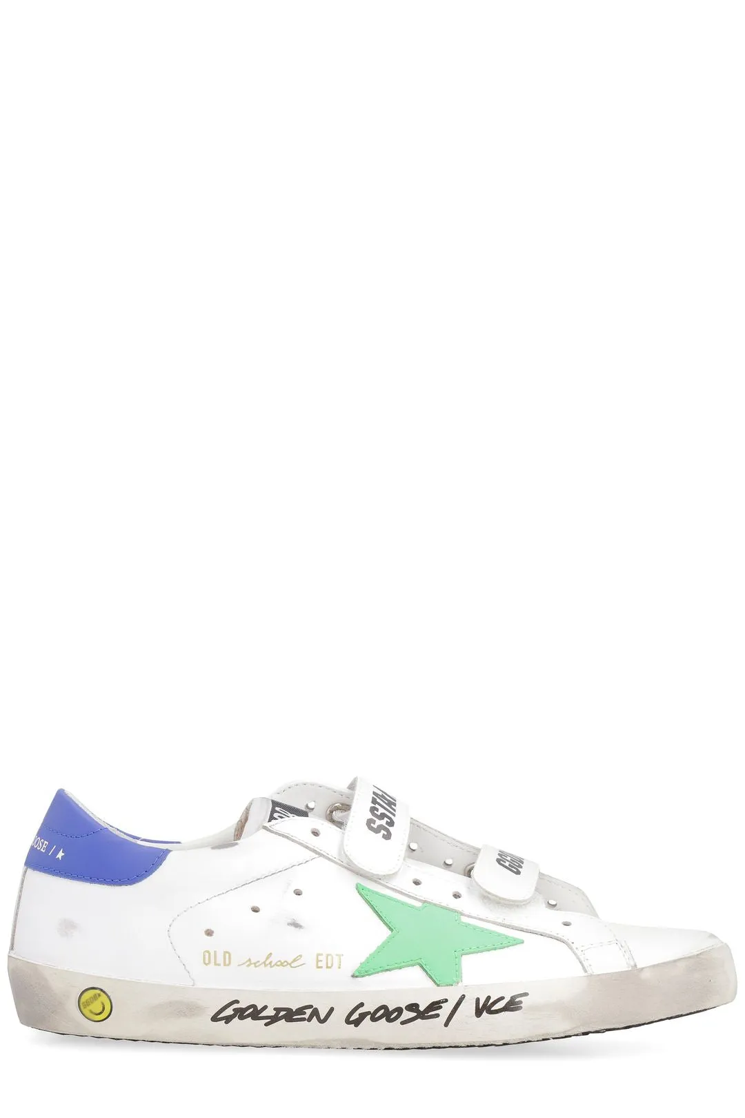 Golden Goose Kids Old School Velcro Strap Sneakers