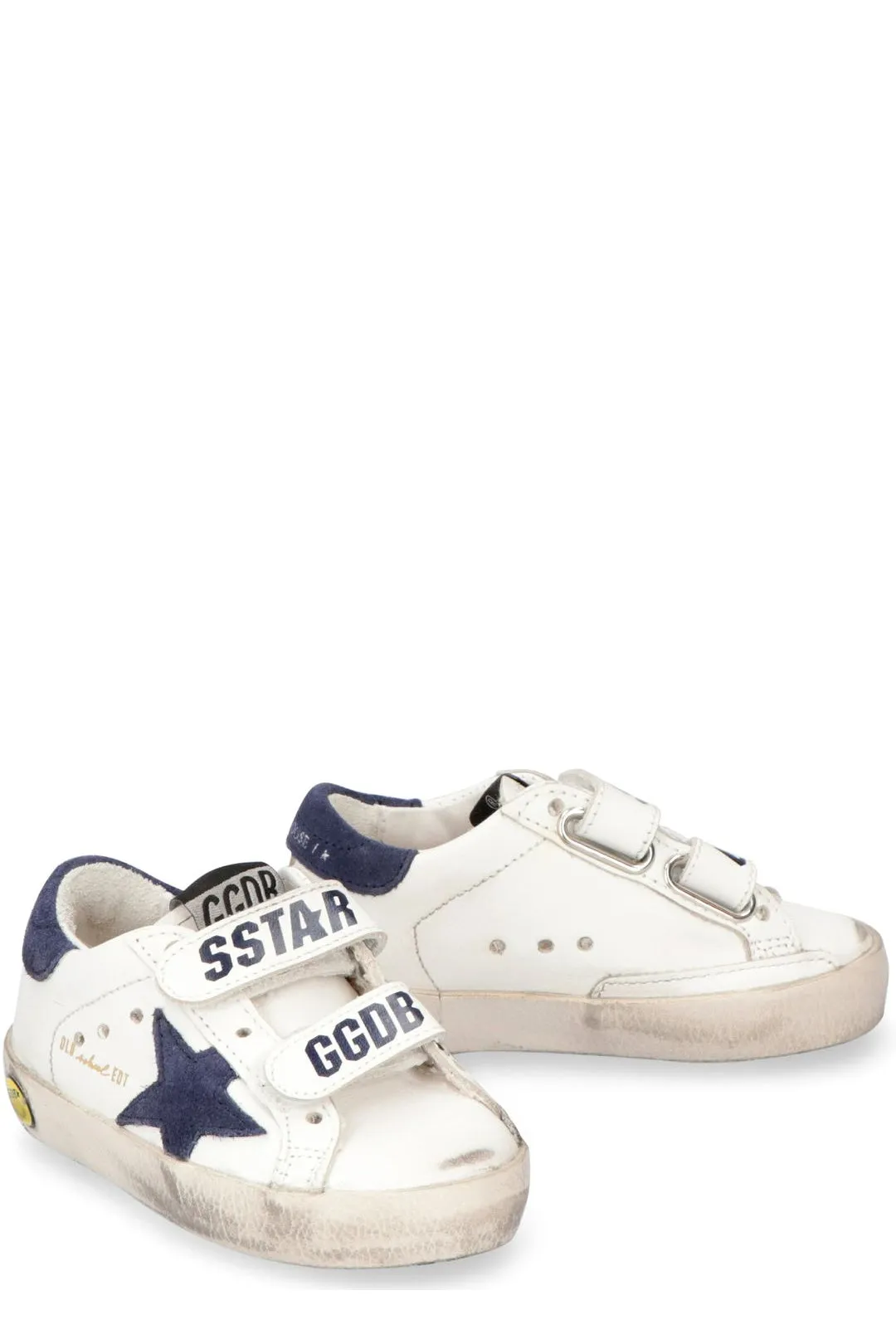 Golden Goose Kids Old School Velcro Strap Sneakers