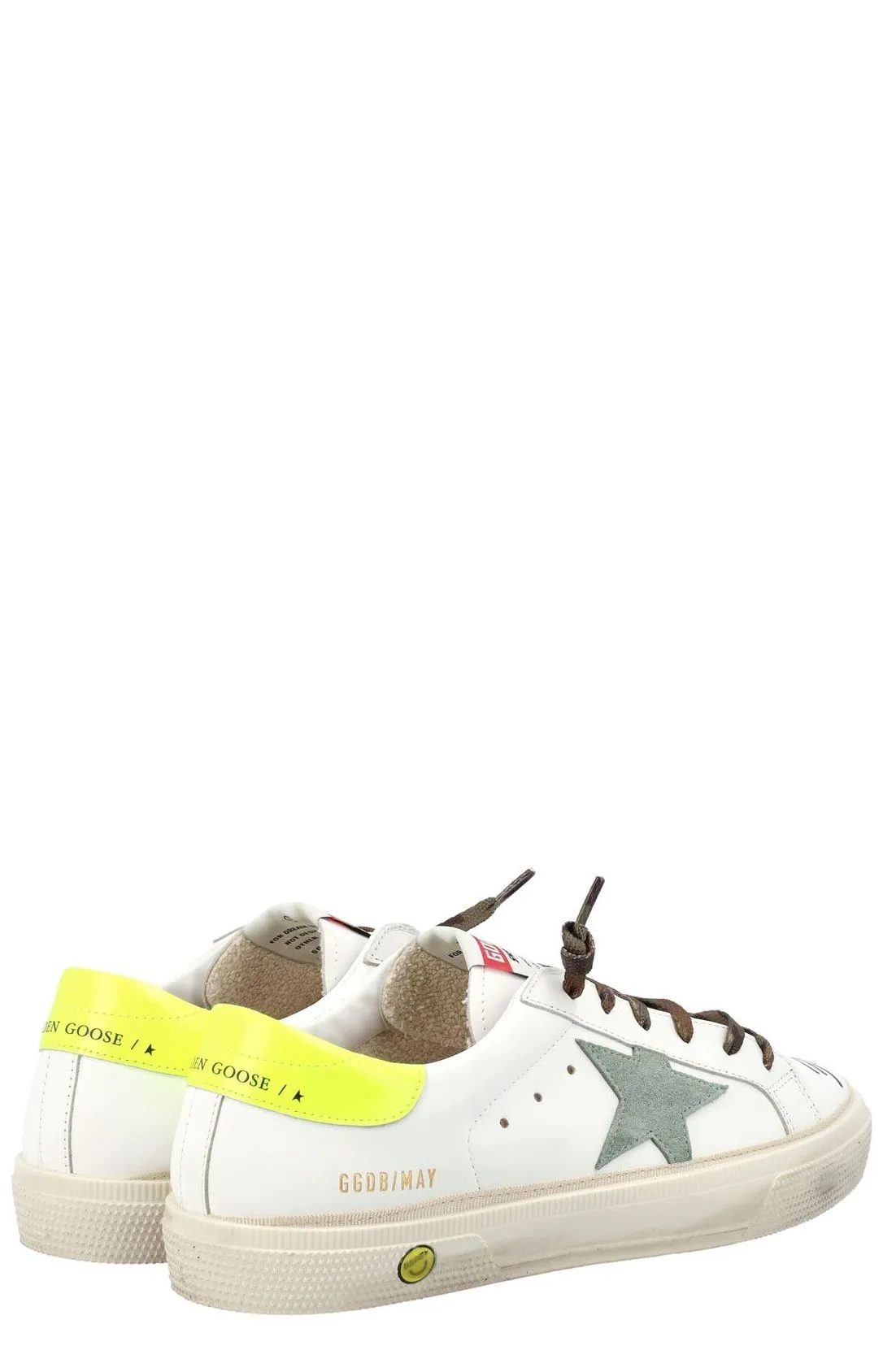 Golden Goose Kids Round Toe Lace-Up Sneakers