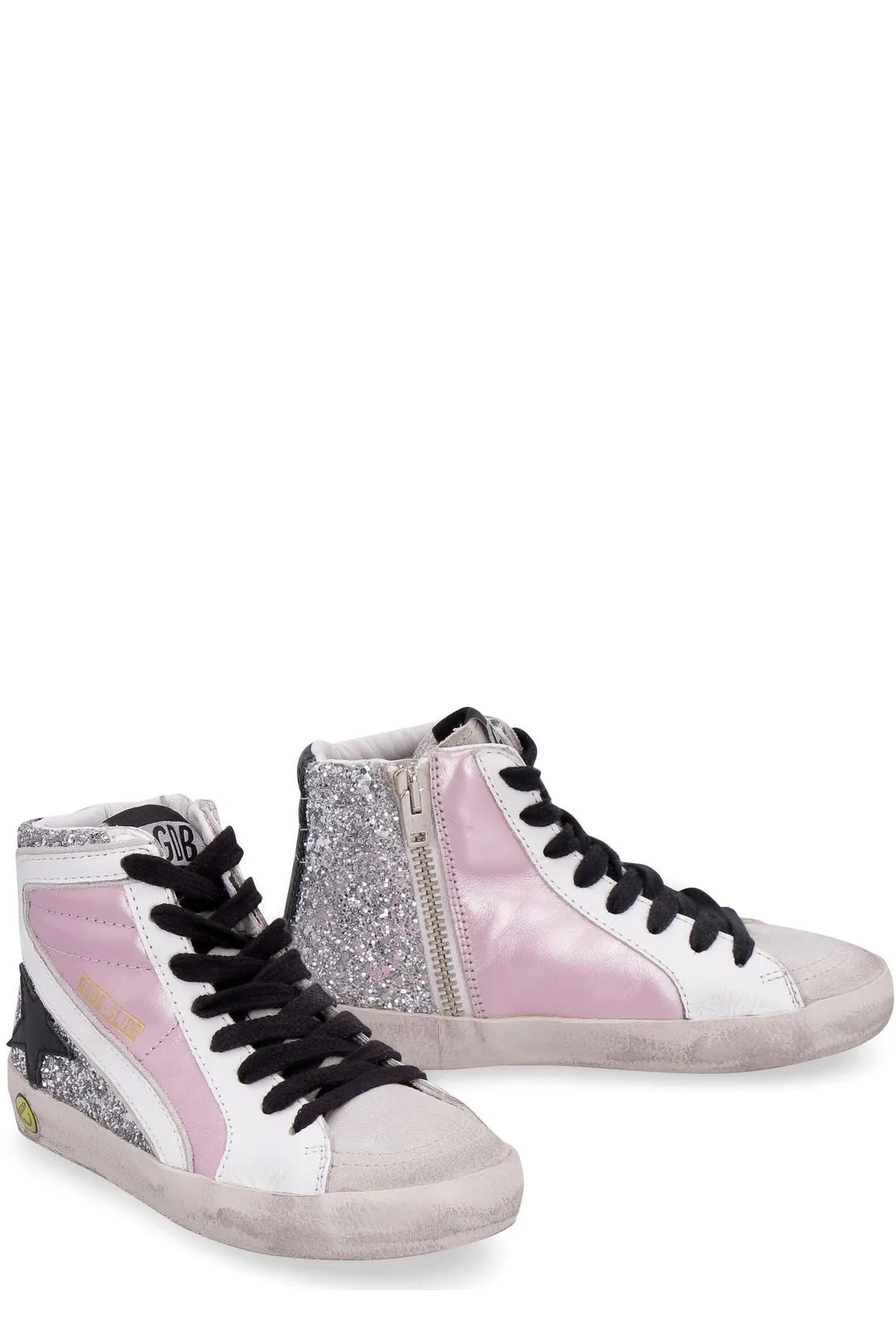 Golden Goose Kids Slide High-Top Sneakers
