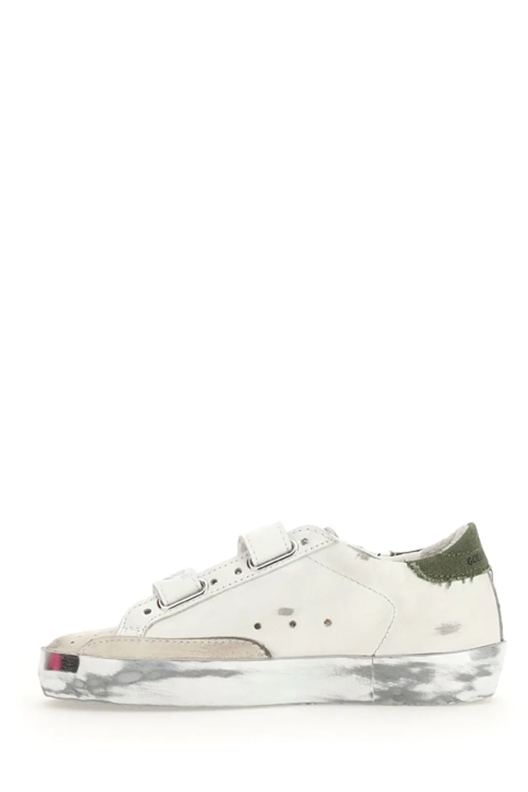 Golden Goose Kids Star Patch Touch-Strap Sneakers
