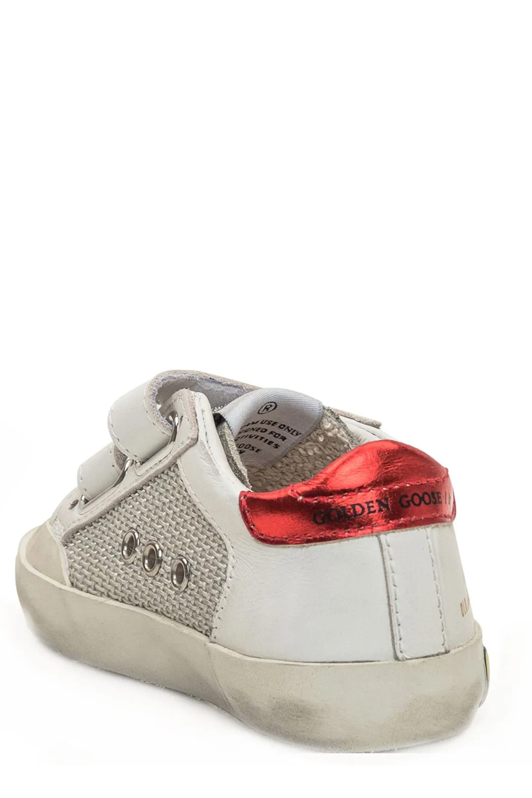 Golden Goose Kids Star Patch Touch-Strap Sneakers