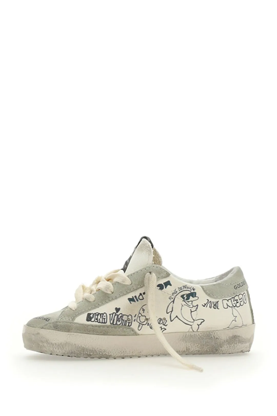 Golden Goose Kids Super-Star Lace-Up Sneakers