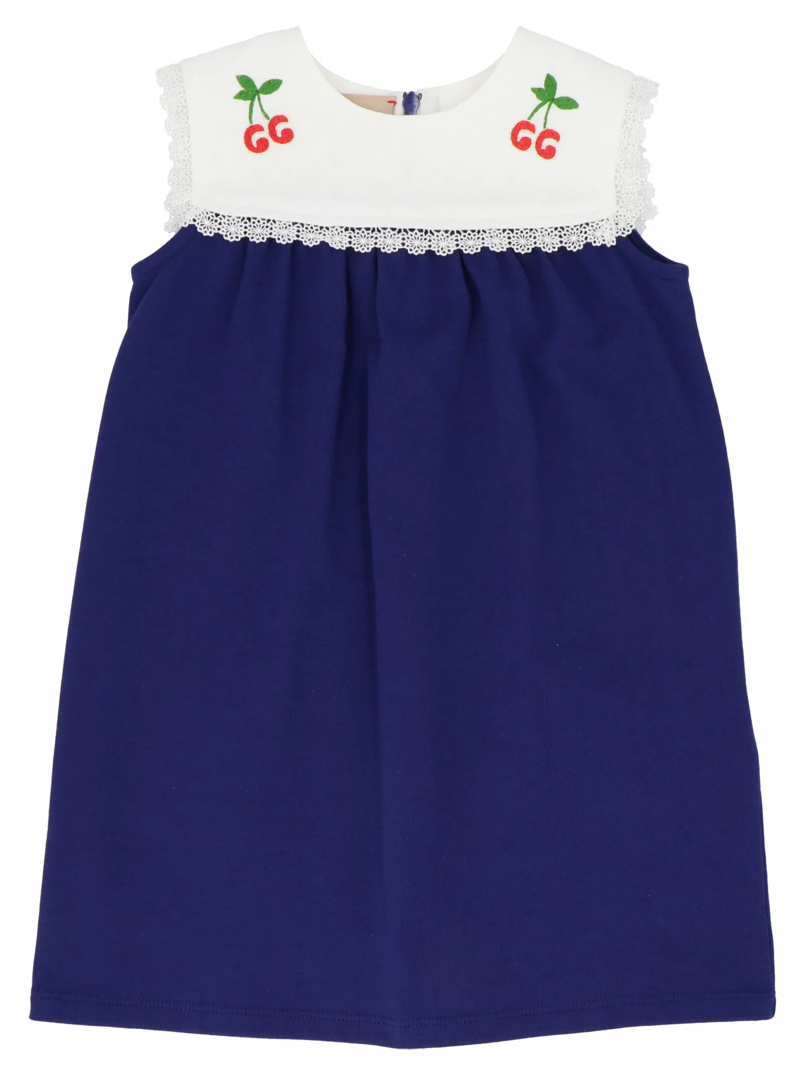 Gucci Kids GG Cherries Embroidered Dress