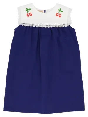 Gucci Kids GG Cherries Embroidered Dress