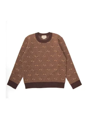 Gucci Kids GG Intarsia Sweater